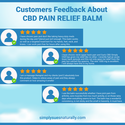 CBD Simply Chill Pain Relief Balm 200 mg