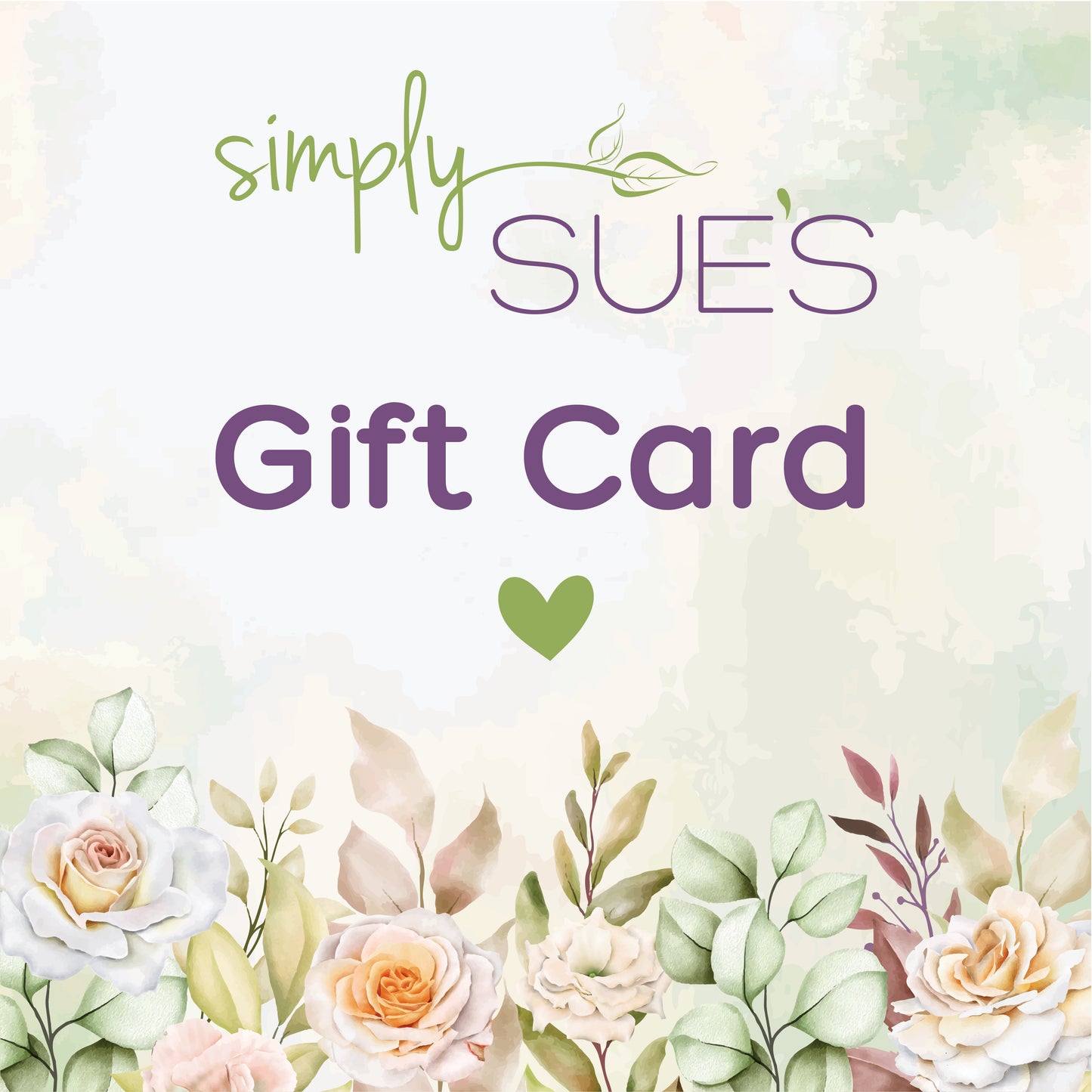 Simply Sue's Digital Gift Card